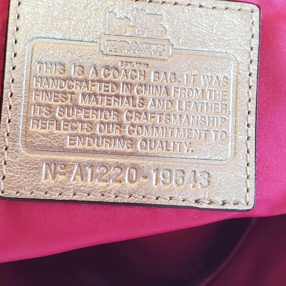 Coach Madison Floral Opa Sophia Shoulder Bag shades of pink and metallic gold - Picture 11 of 16